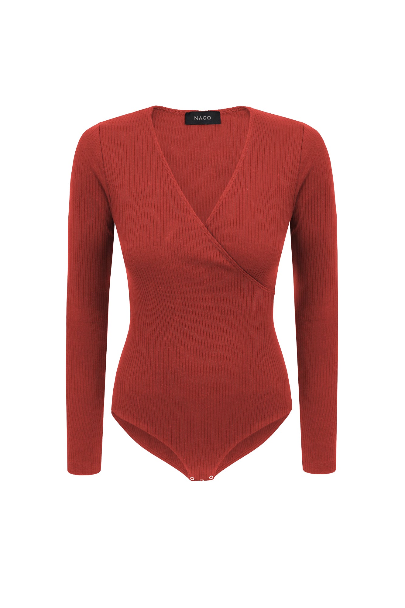 Body z bawełny organicznej / 01 / 32 / maroon red