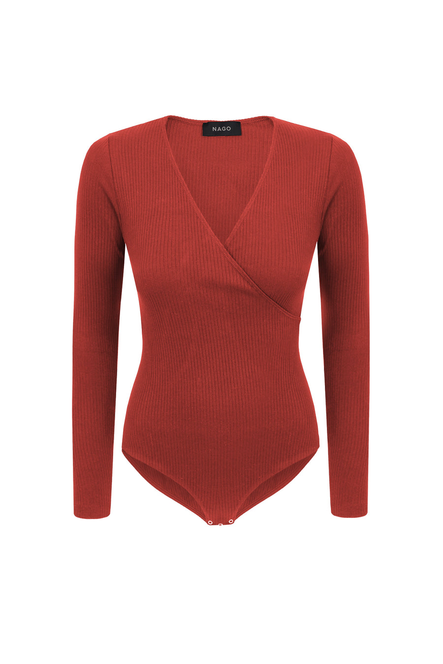 Body z bawełny organicznej / 01 / 32 / maroon red