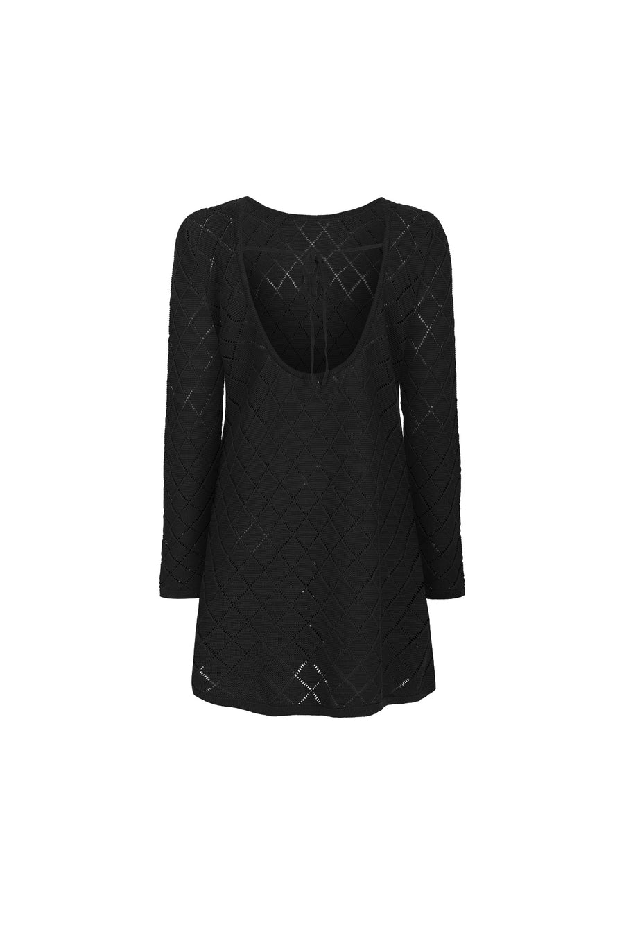 Sukienka z bawełny organicznej / 02 / 37 / onyx black