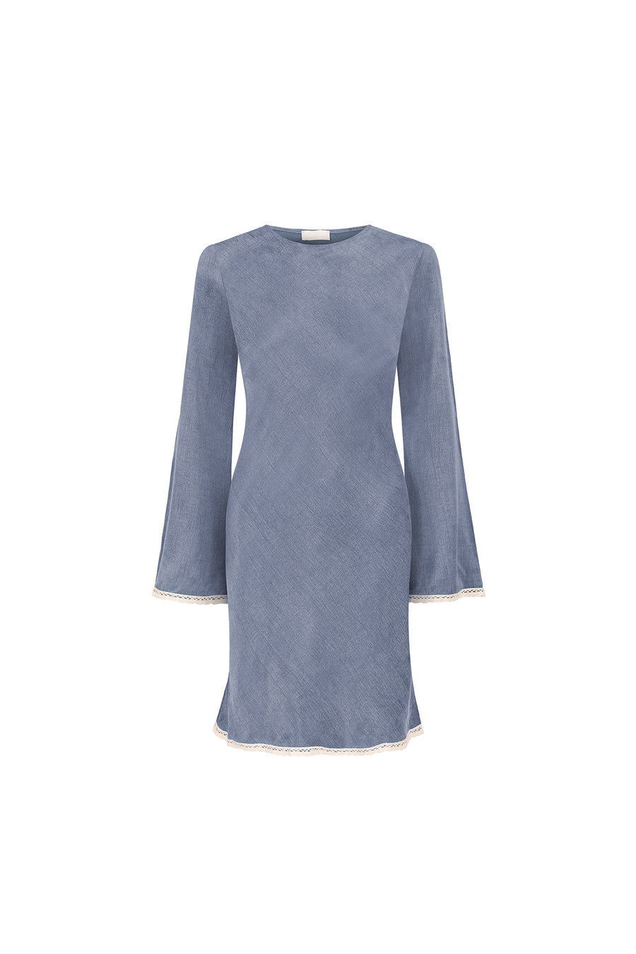 Sukienka z lyocellu i wiskozy / 03 / 37 / ash blue