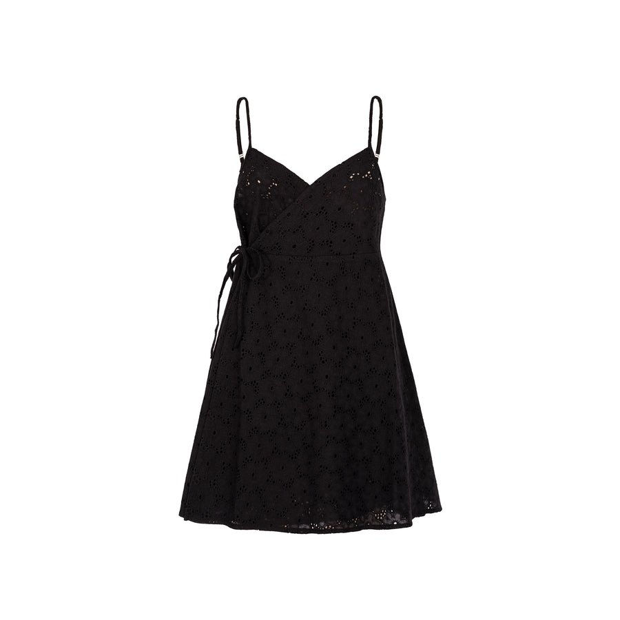 Sukienka z bawełny / 03 / 43 / onyx black