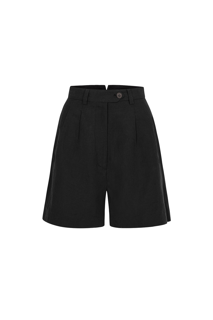 Szorty z lnu i Tencelu™ / 09 / 12 / onyx black