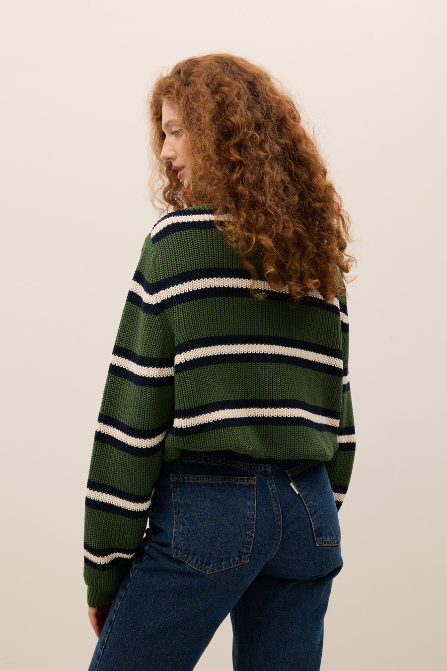 Kardigan z bawełny organicznej / 16 / 29 / oxford stripes