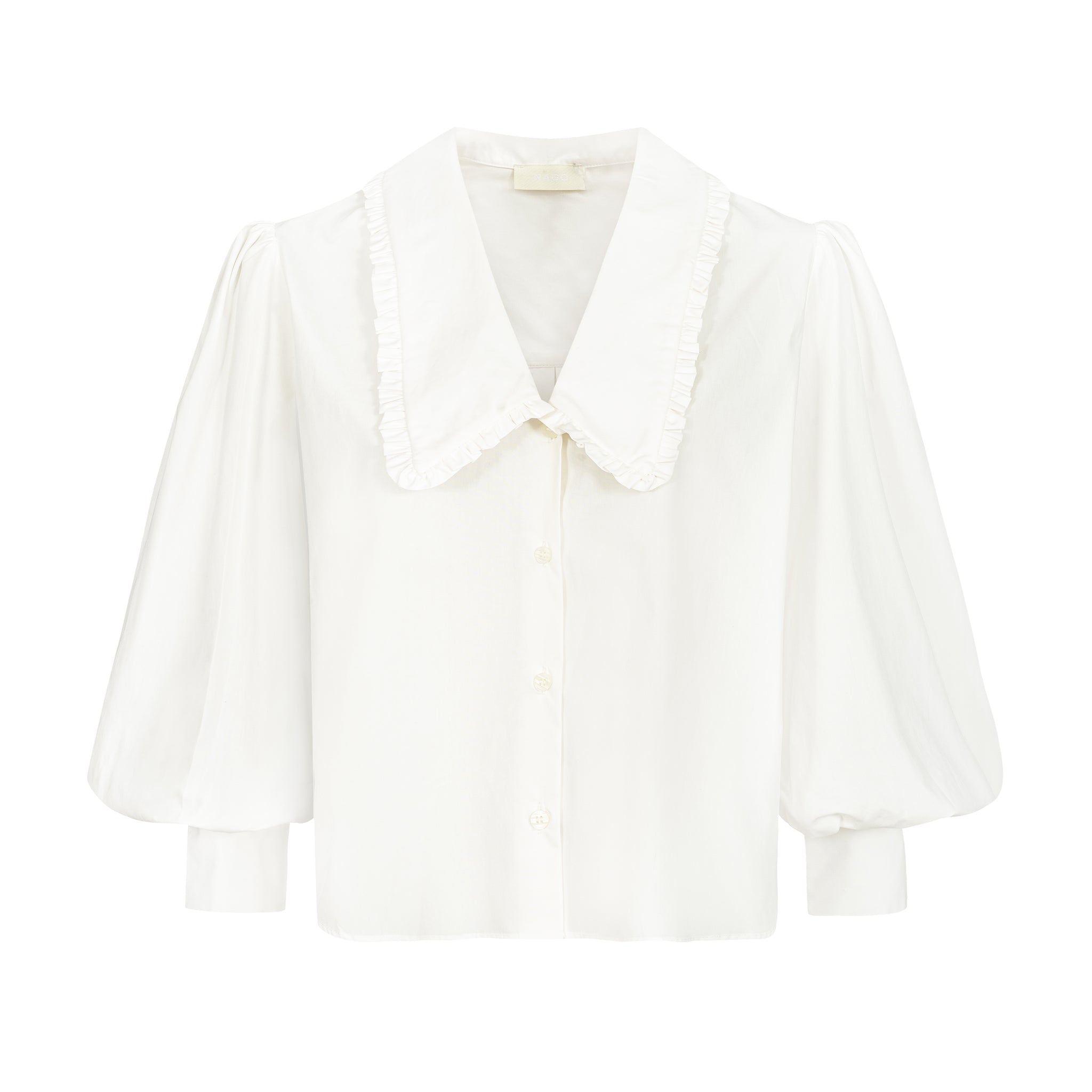 Koszula z bawełny organicznej / 12 / 22 / cream white