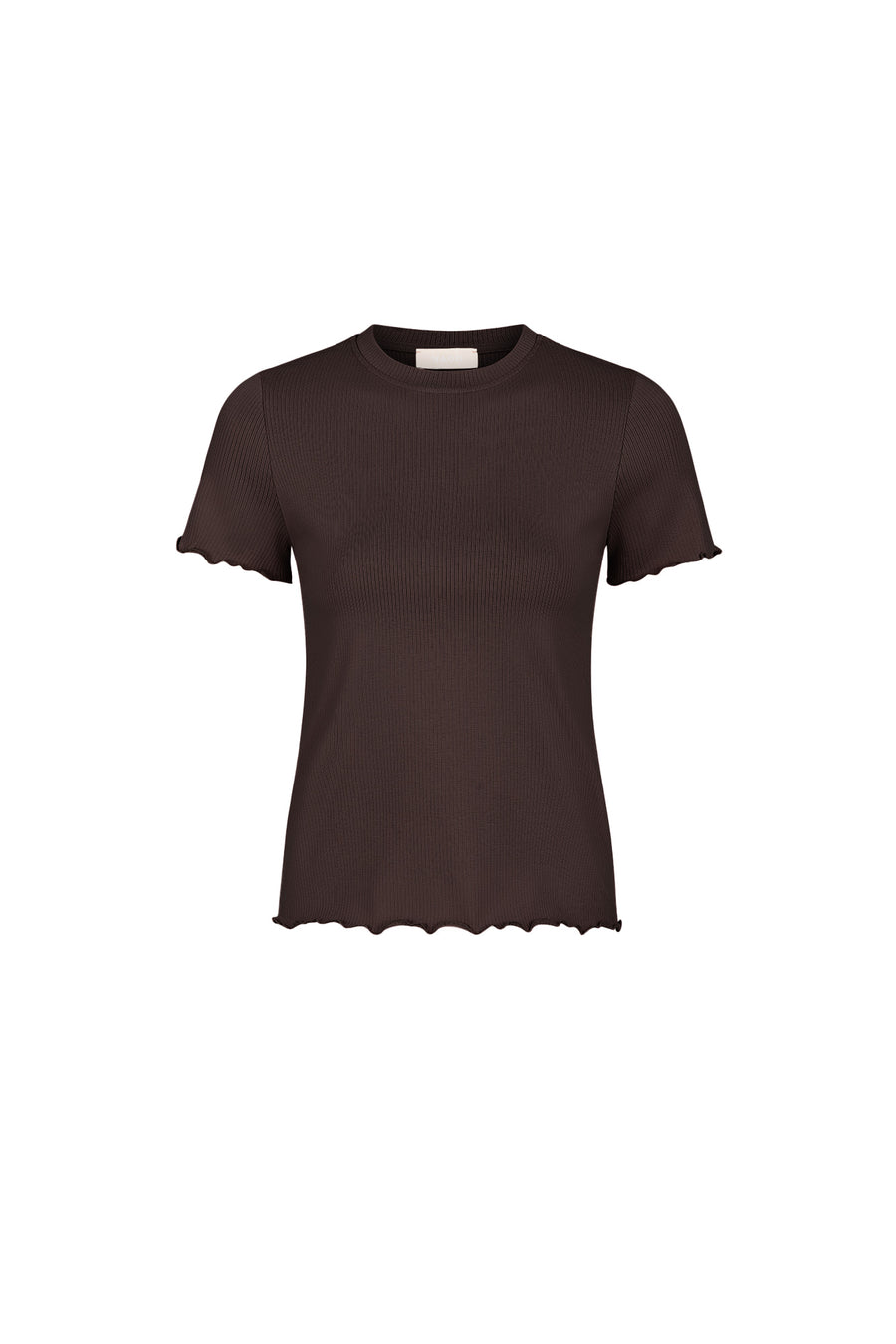 T-shirt z wiskozy / 13 / 25 / ebony wood