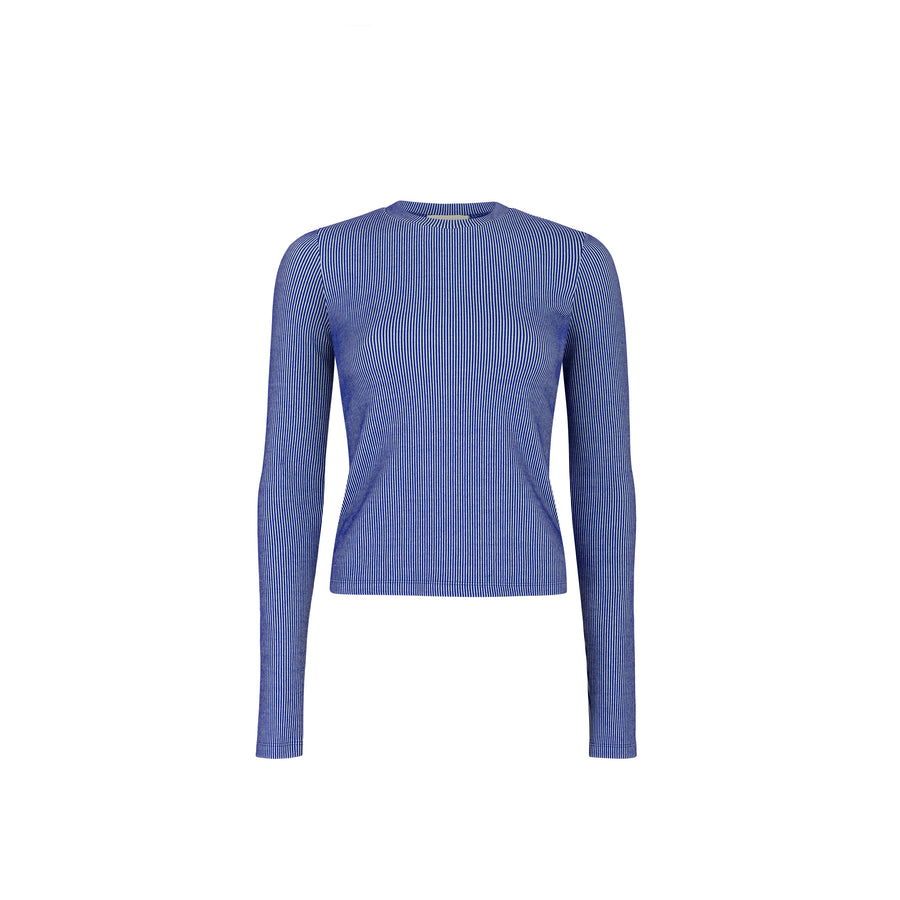 Longsleeve z bawełny / 14 / 23 / blue stripes