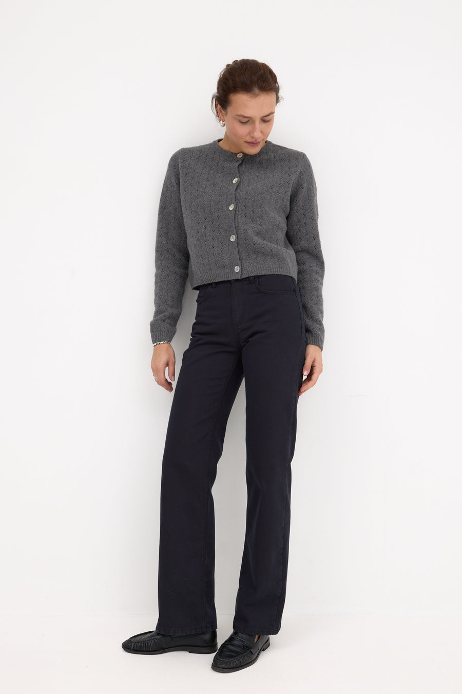 Spodnie z diagonalu / 05 / 18 / onyx black