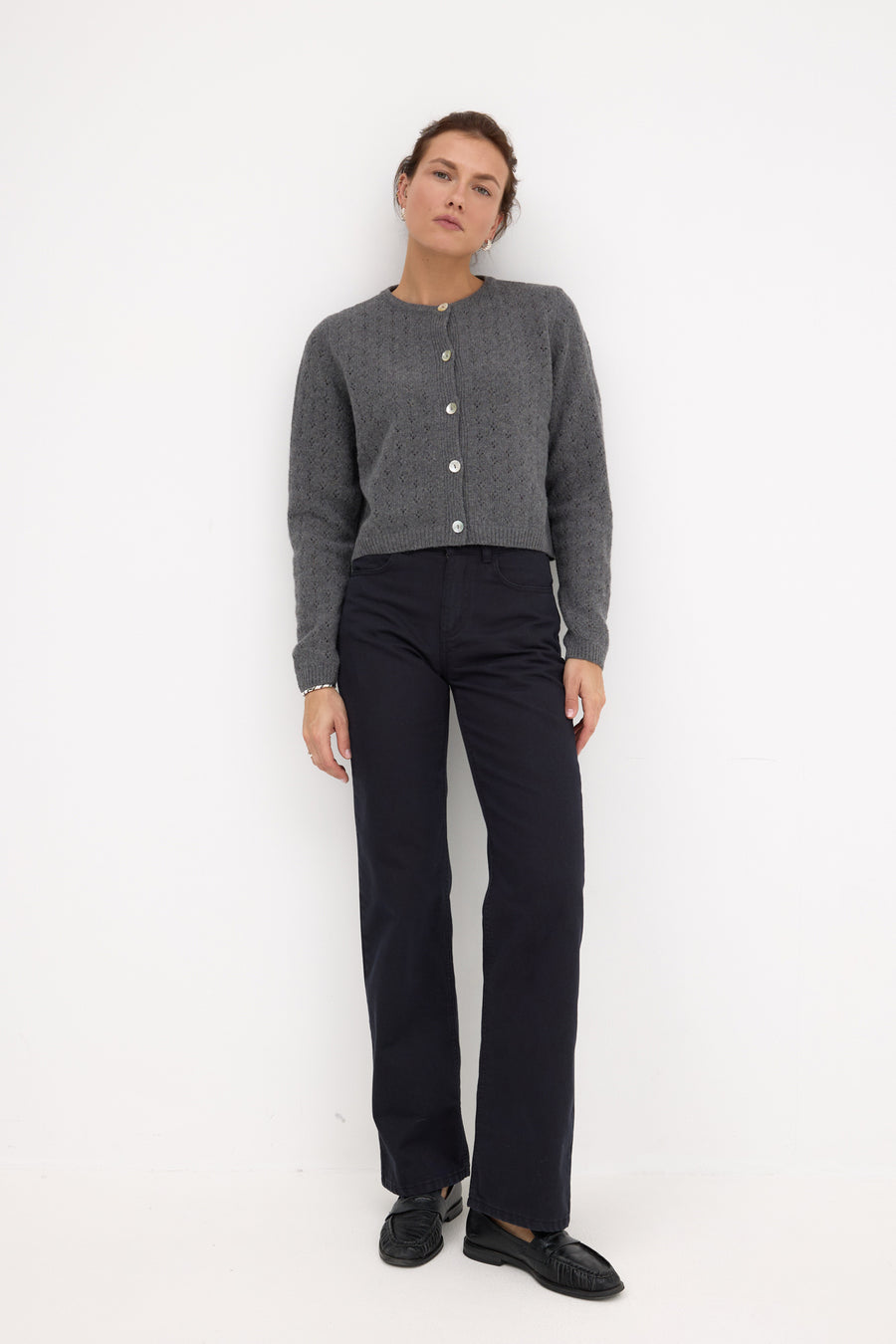 Spodnie z diagonalu / 05 / 18 / onyx black