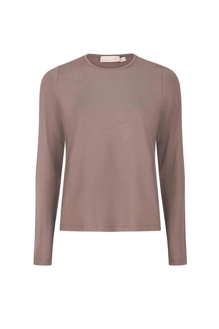 Longsleeve z wiskozy / 14 / 08 / mocha coffee