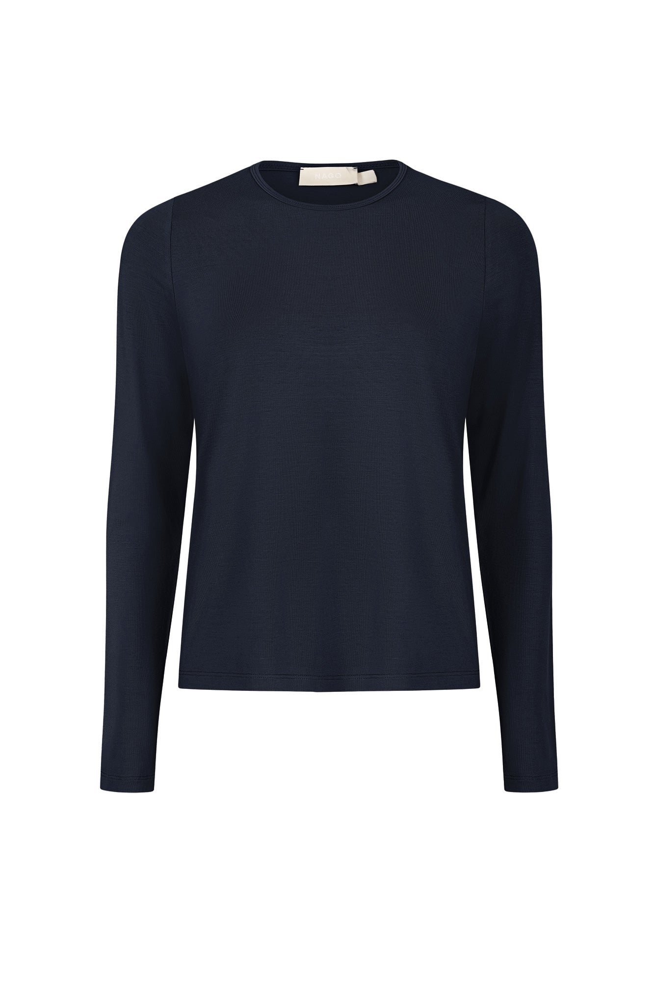 Longsleeve z wiskozy / 14 / 08 / night blue