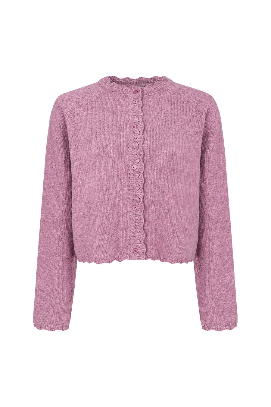 Kardigan z wełny / 16 / 15 / rainy pink