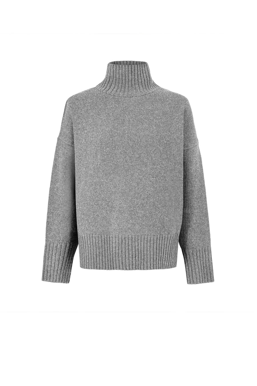 Golf z wełny / 16 / 16 / light graphite