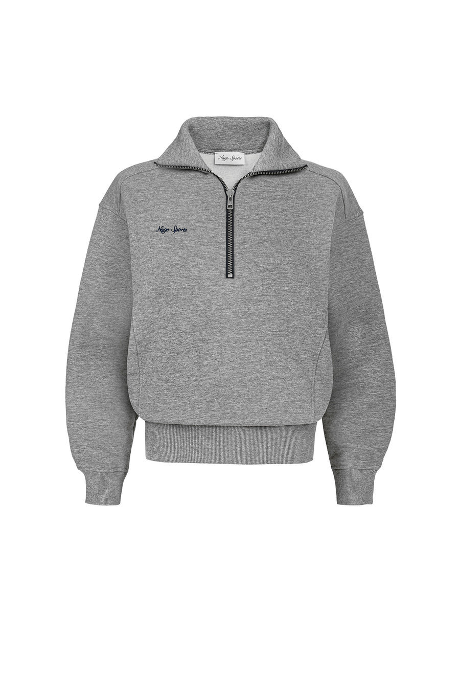 Bluza z bawełny organicznej / 17 / 24 / foggy stone