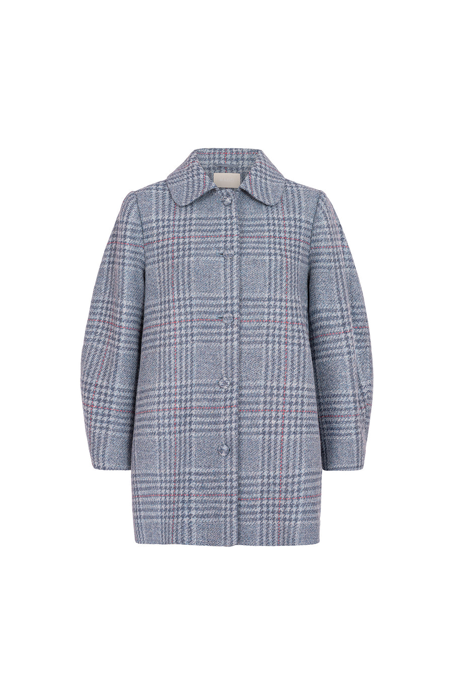 Krótki płaszcz z wełną / 18 / 19 / blue whisper