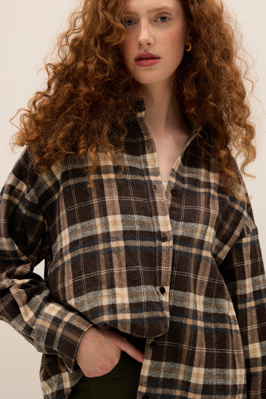 Koszula z bawełny / 12 / 16 / rustic plaid