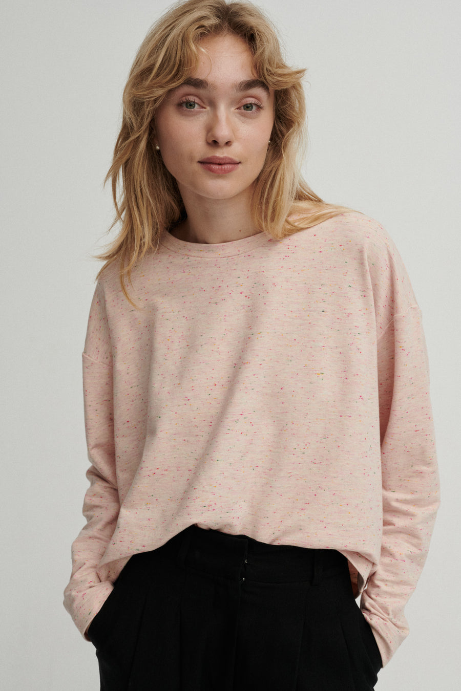 Bluza z bawełny organicznej / 14 / 04 / pink sprinkles