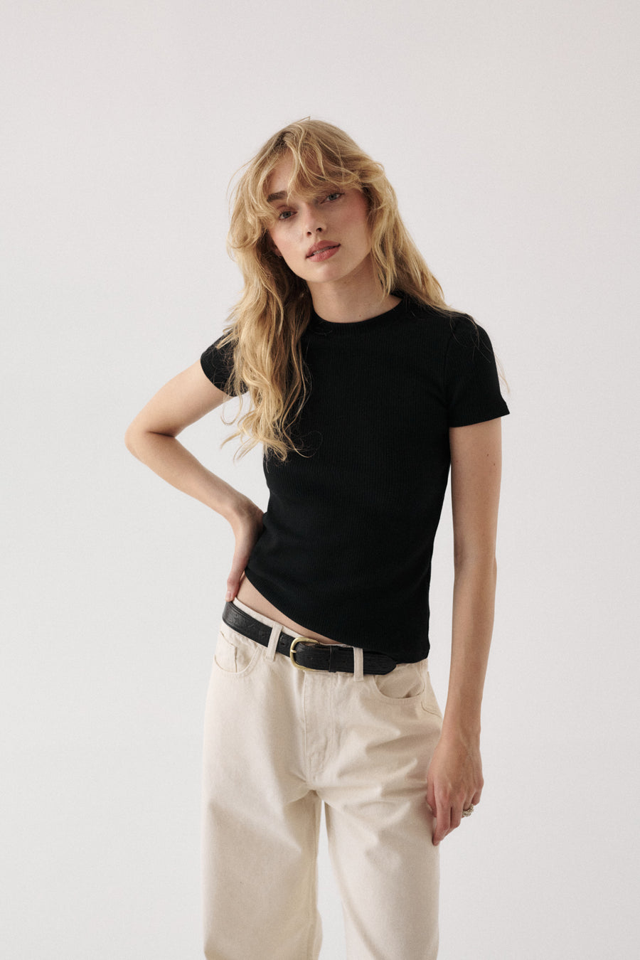 T-shirt z bawełny organicznej / 13 / 04 / onyx black
