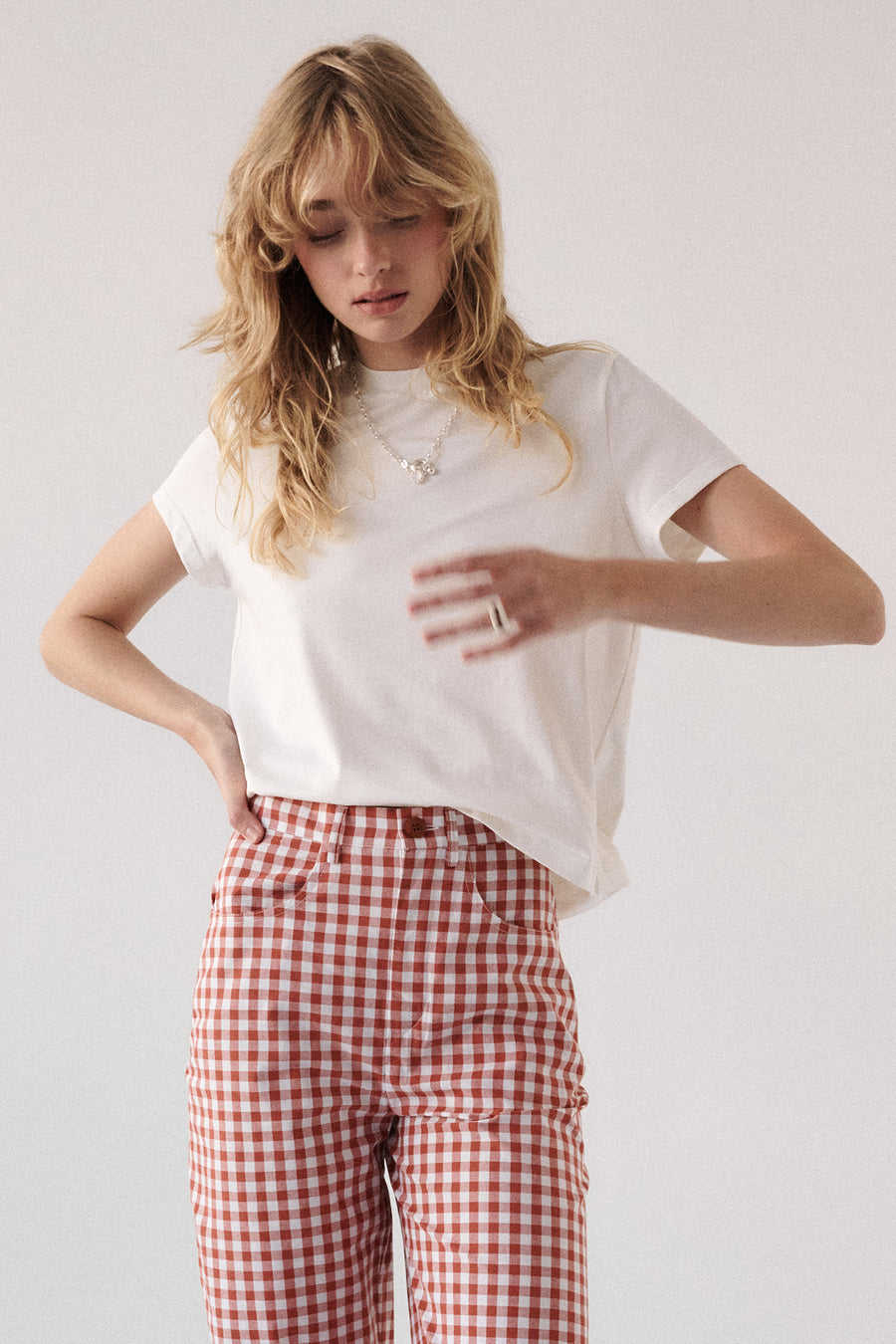 T-shirt z bawełny organicznej  / 13 / 29 / cream white