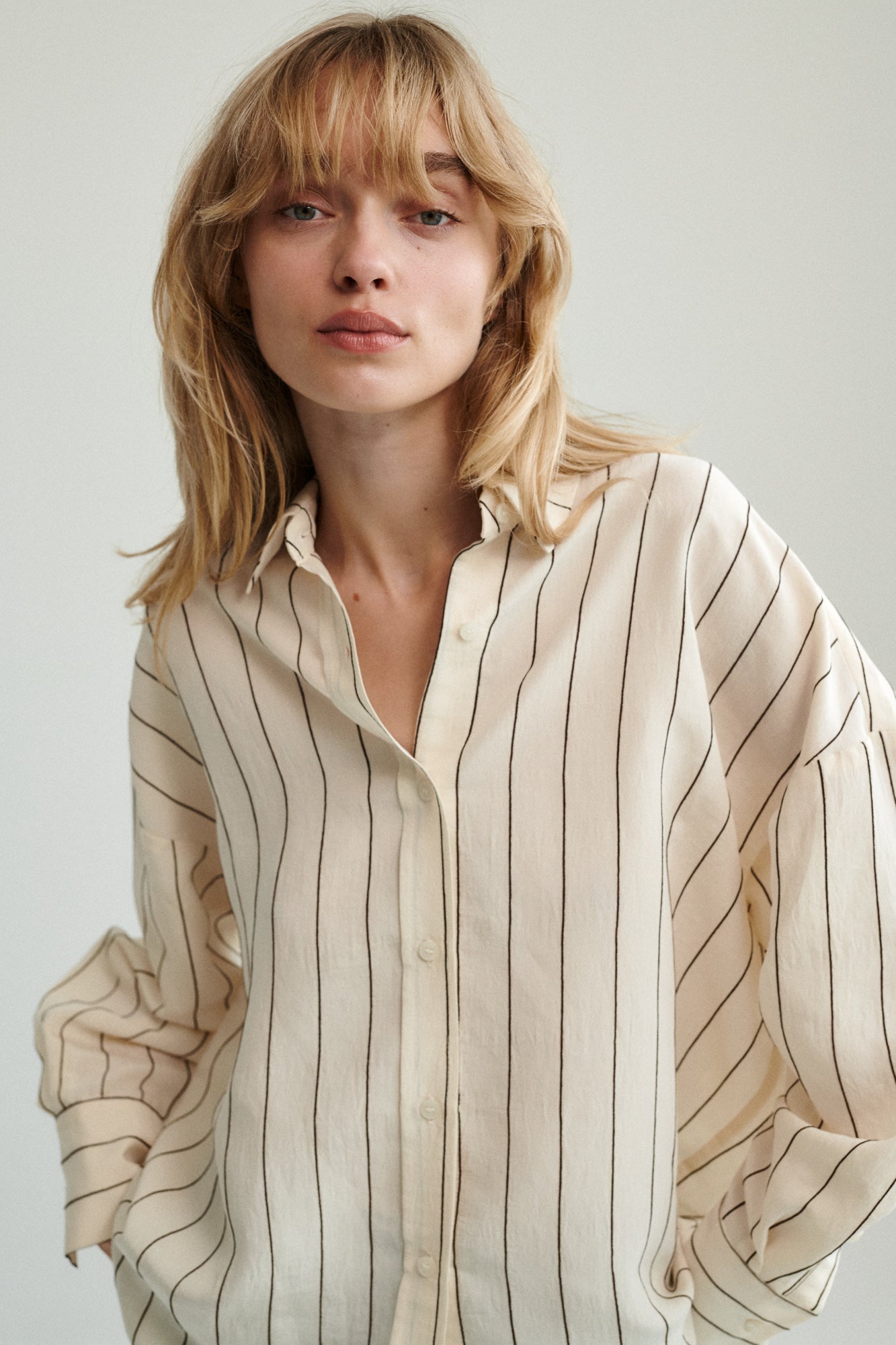 Koszula z modalu / 12 / 16 / almond milk