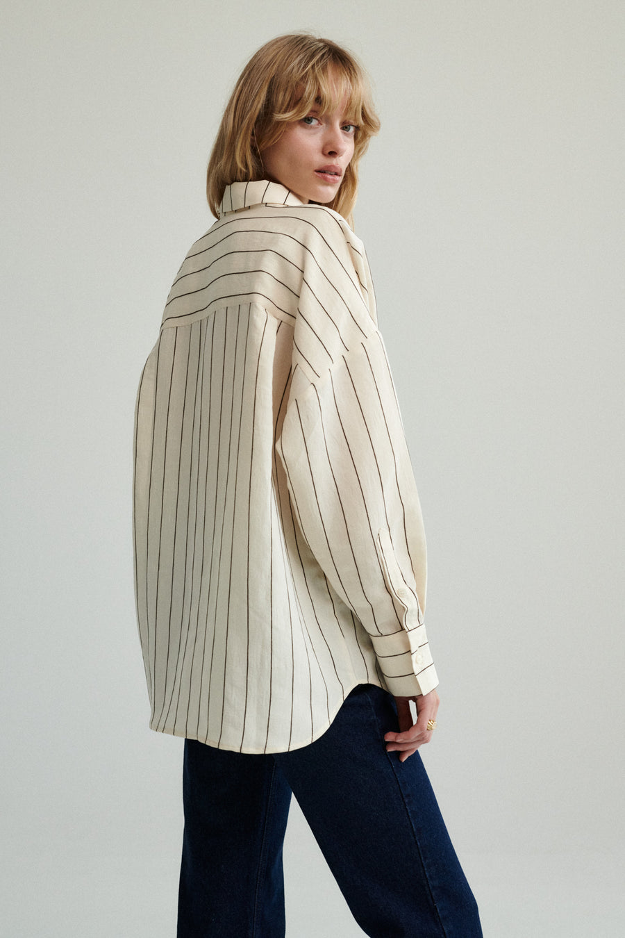 Koszula z modalu / 12 / 16 / almond milk