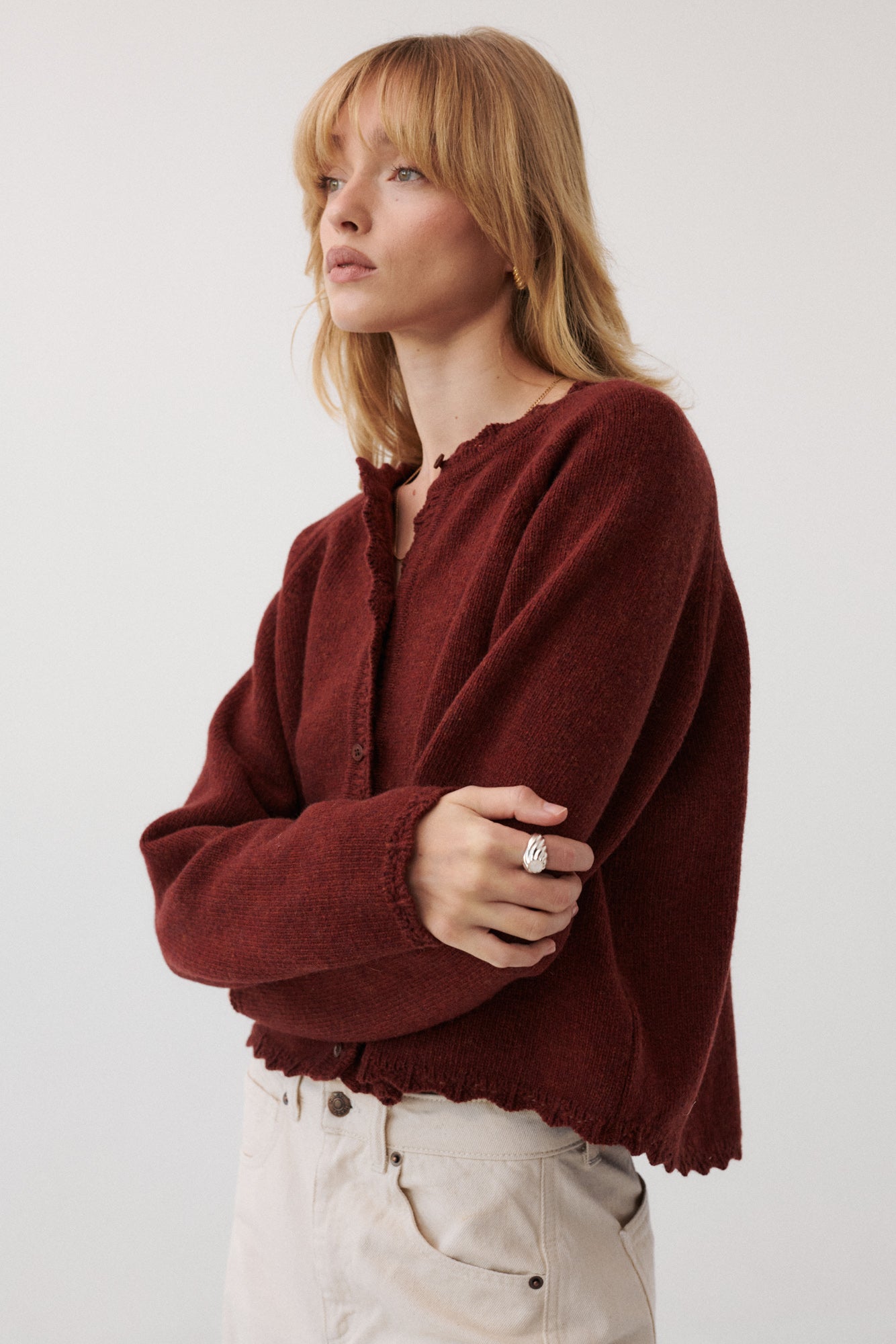 Kardigan z wełny / 16 / 15 / autumn leaves