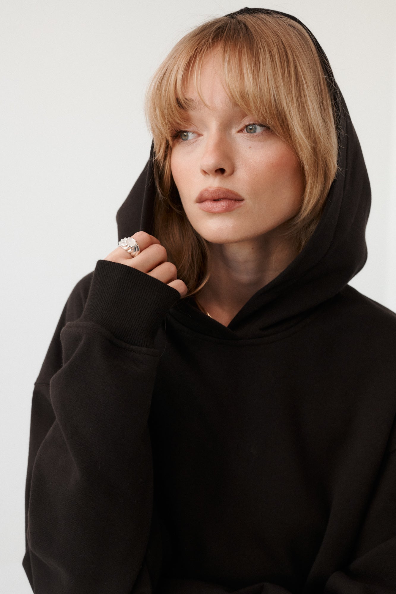 Bluza z bawełny / 17 / 15 / dark wood