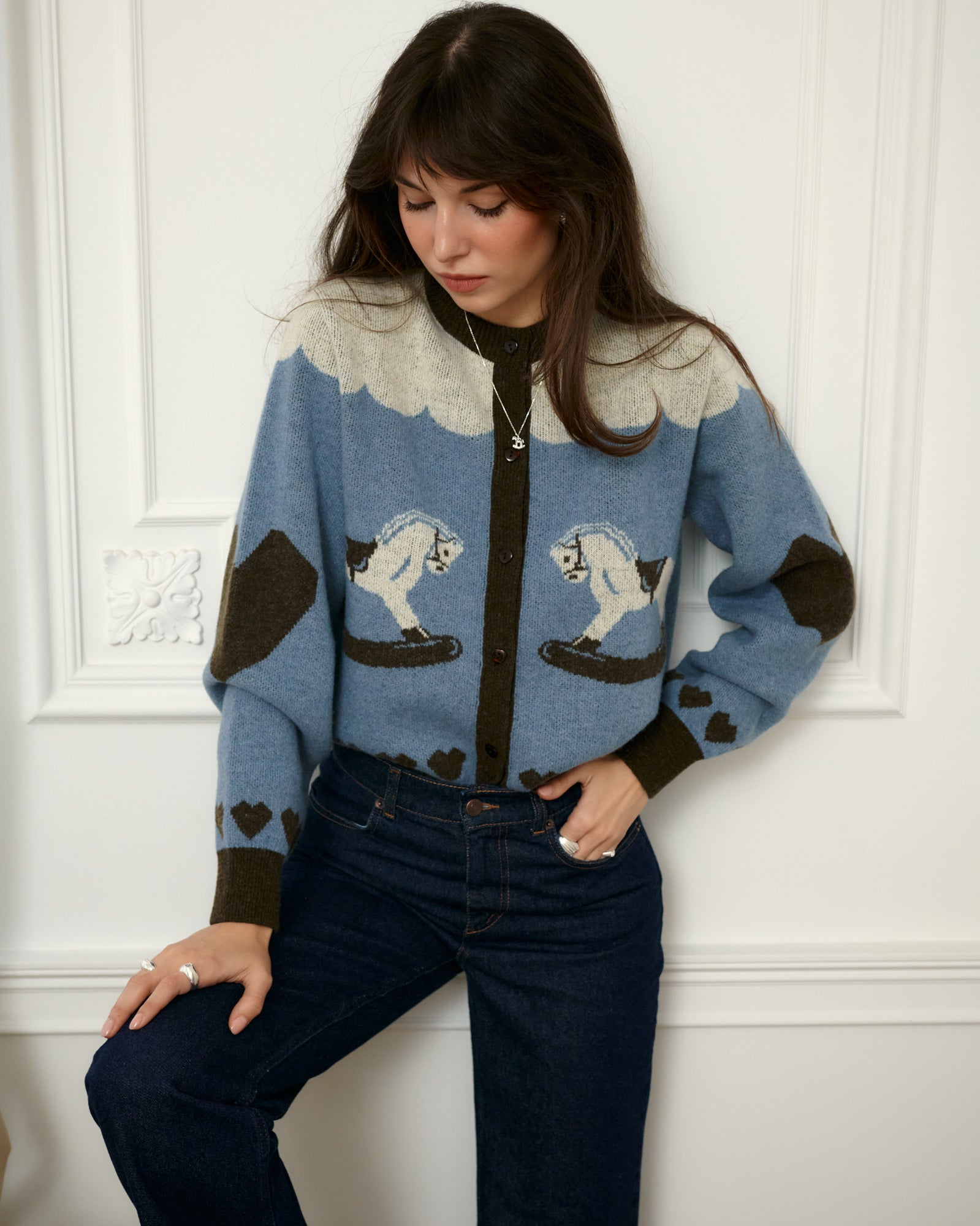 Kardigan z wełny / 16 / 21 / nutcracker