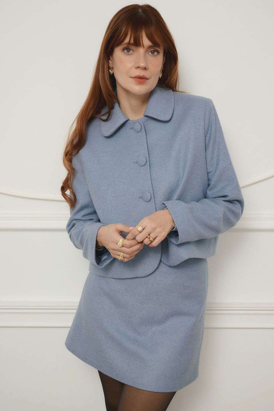 *spodnica-z-welny-07-14-baltic-sea*?Modelka ma 173cm wzrostu i prezentuje rozmiar XS/S?