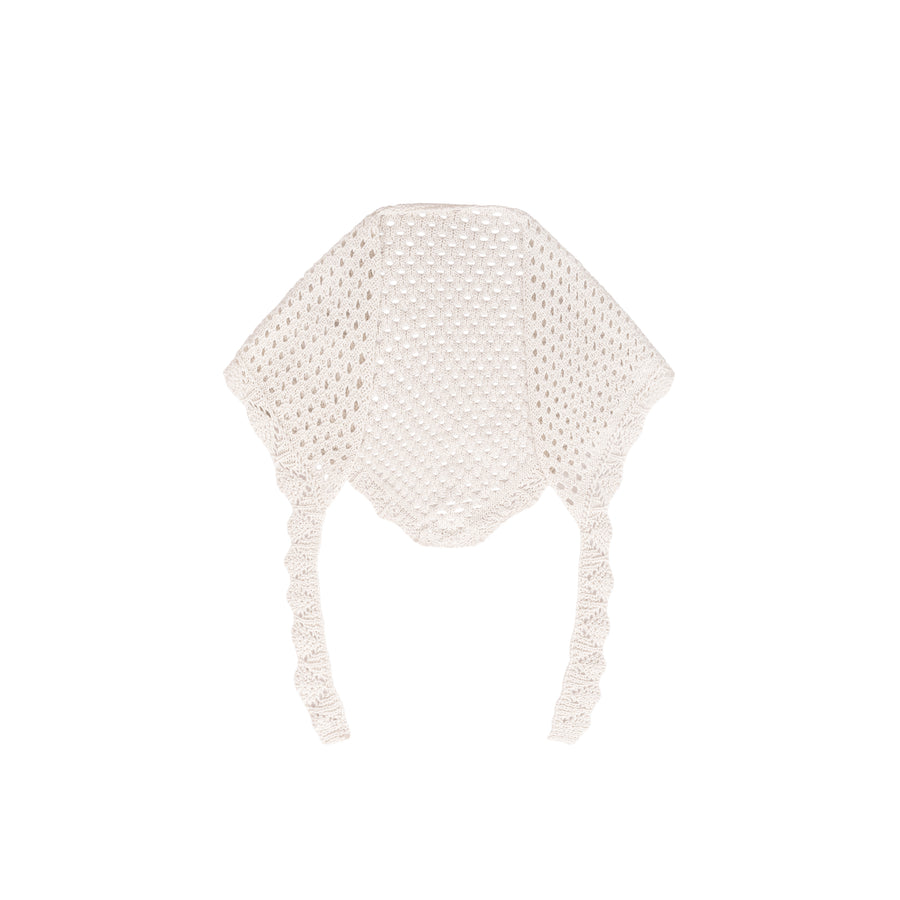Chusta z bawełny organicznej / 21 / 28 / cream white
