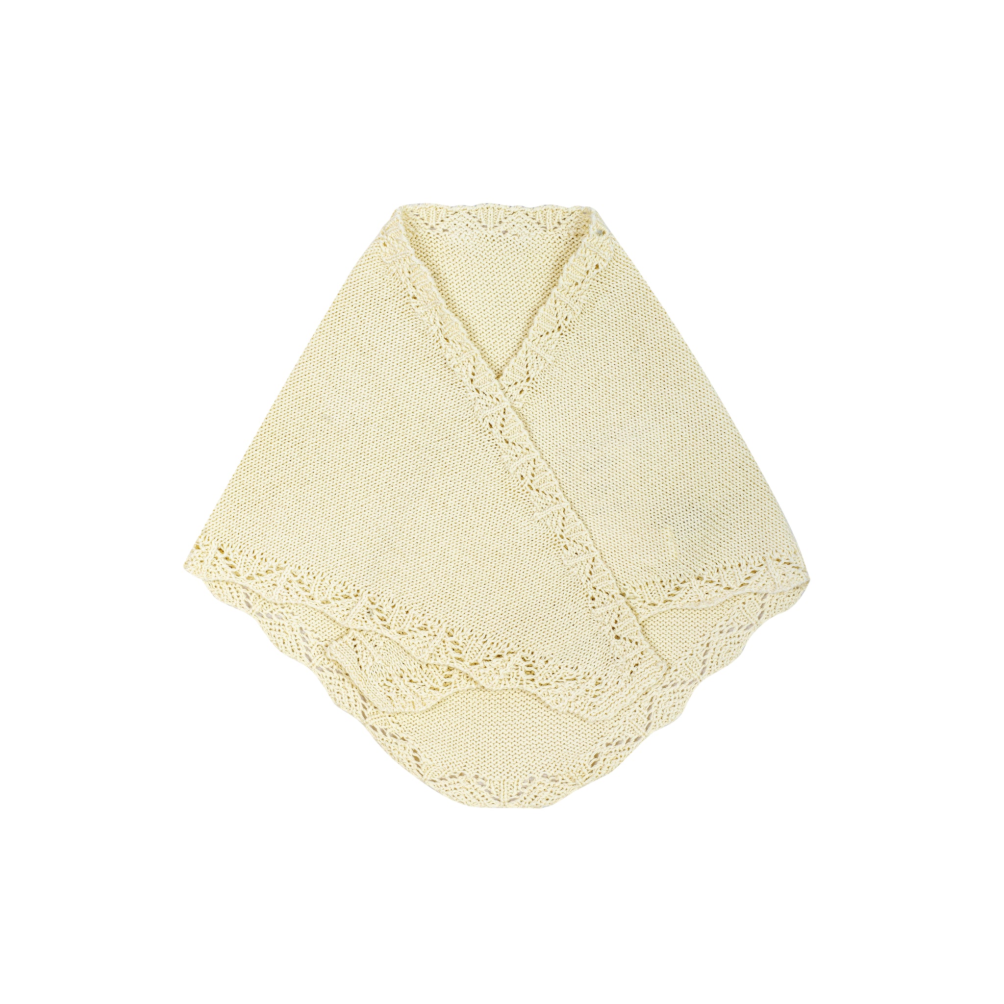 Chusta mini z bawełny organicznej / 21 / 19 / light butter