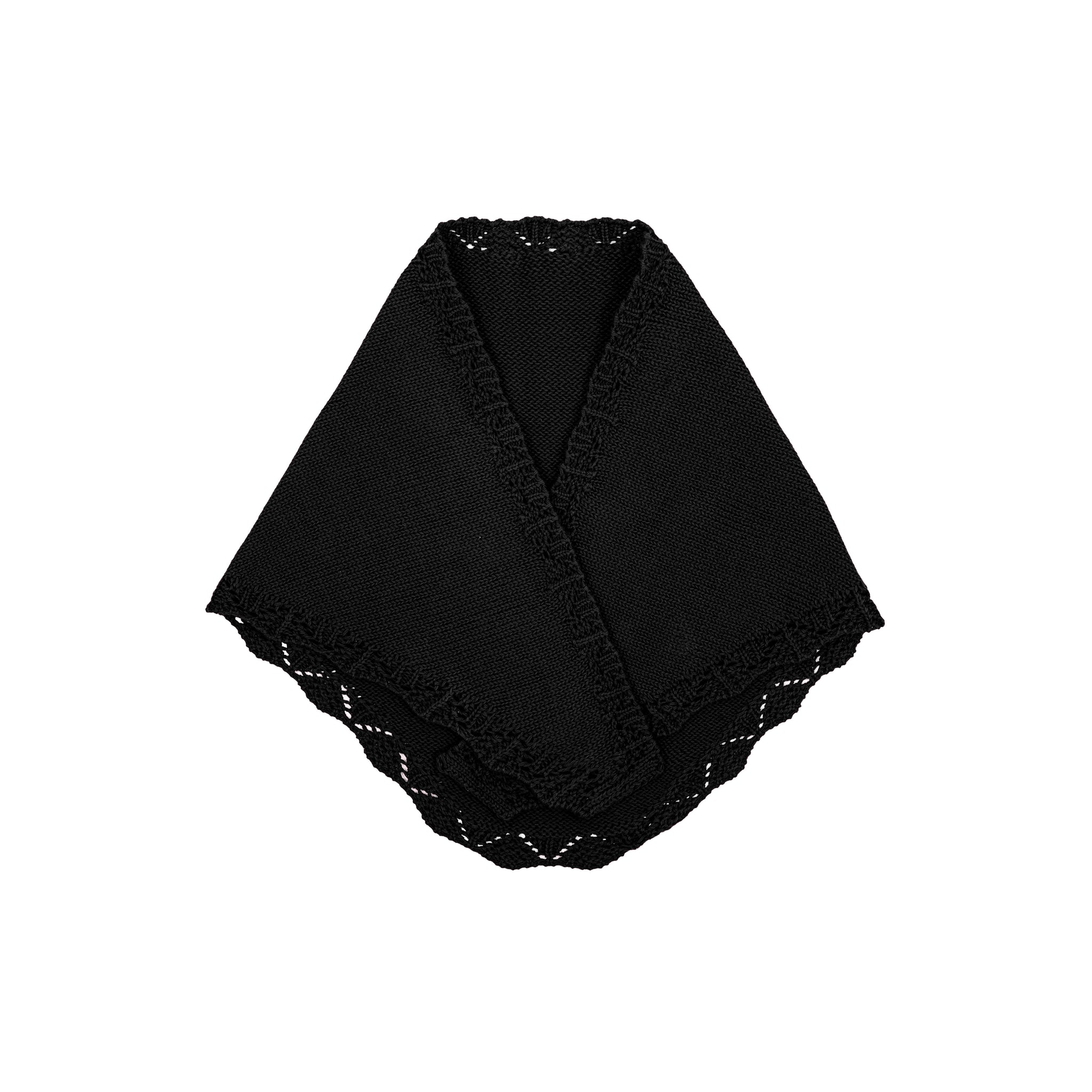 Chusta mini z bawełny organicznej / 21 / 19 / onyx black
