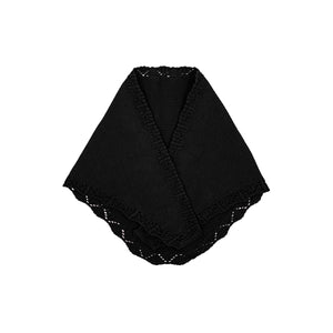 Chusta mini z bawełny organicznej / 21 / 19 / onyx black