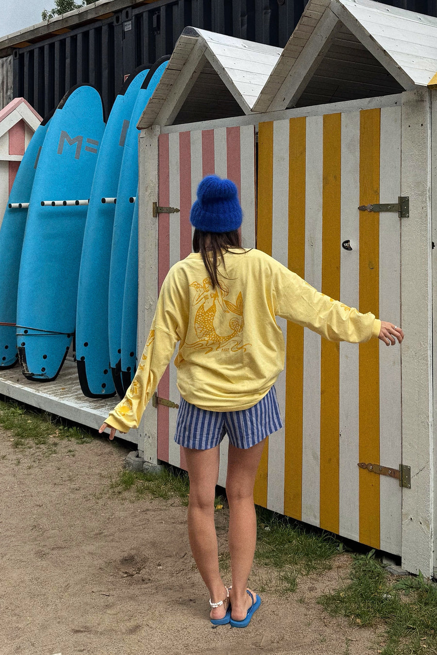 Longsleeve z bawełny / 14 / 30 / tropical island