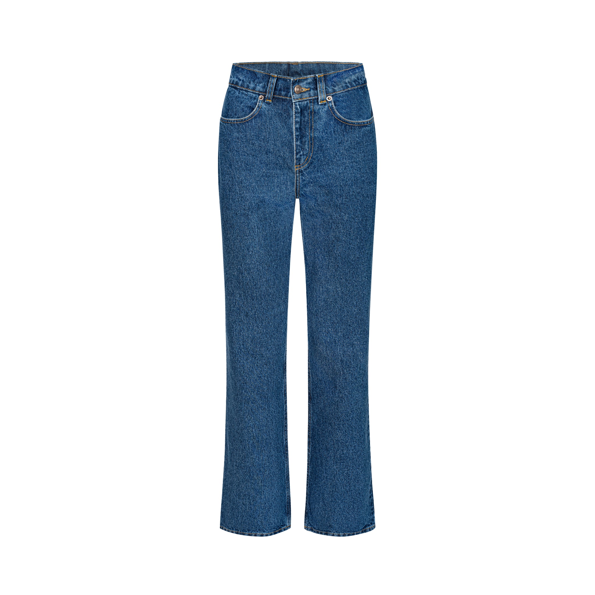 Spodnie jeansowe z bawełny z recyklingu / 05 / 18 / medium indigo