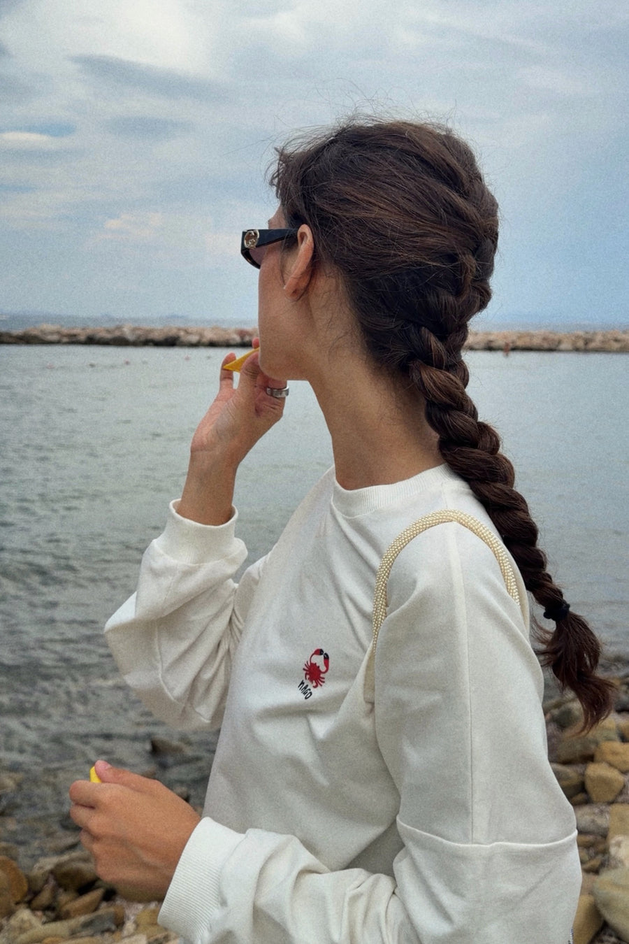 Longsleeve z bawełny / 14 / 30 / sea sound