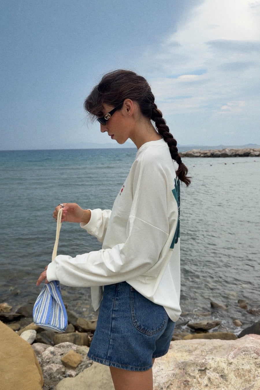 Longsleeve z bawełny / 14 / 30 / sea sound