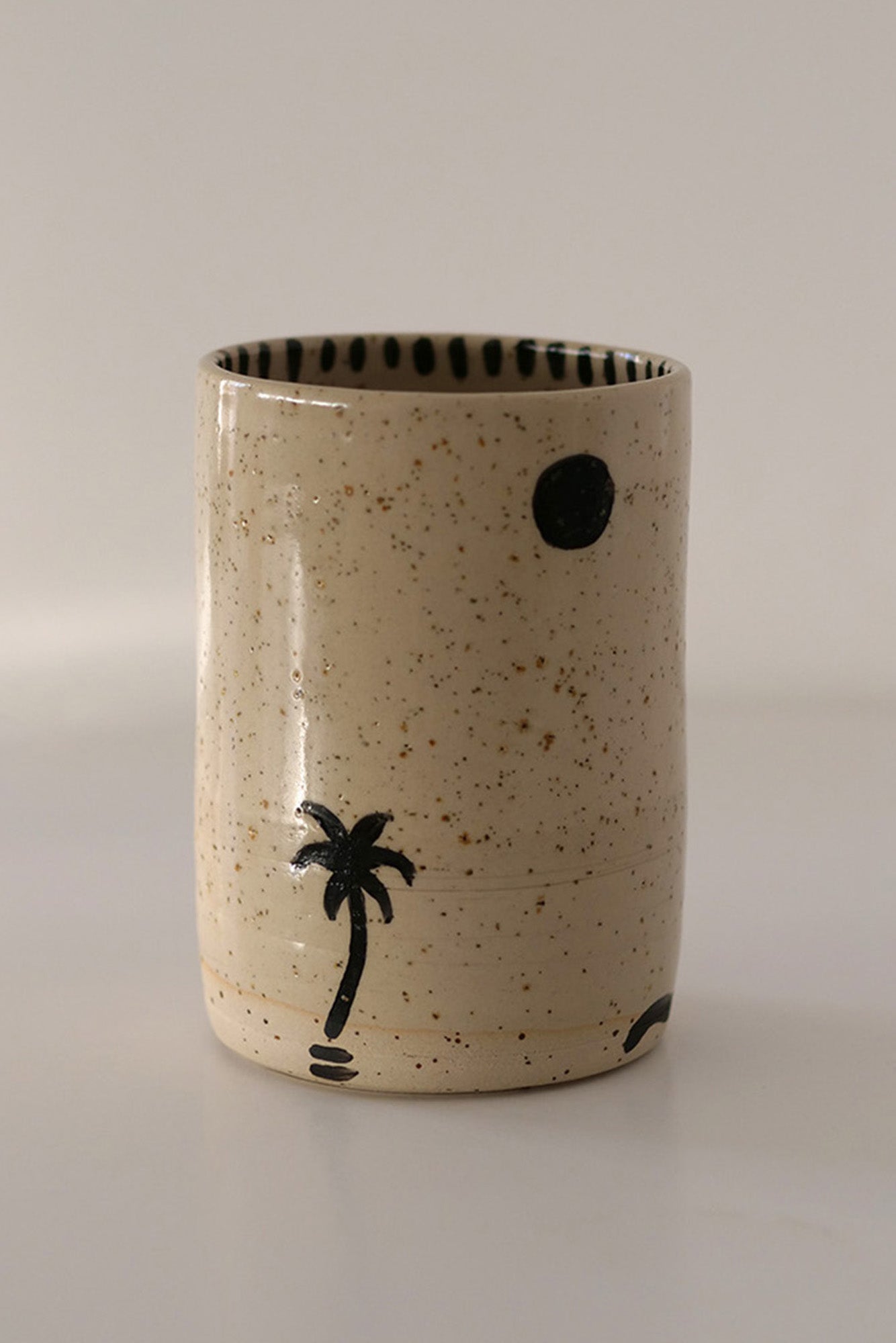 Wysoki kubek / speckle palms