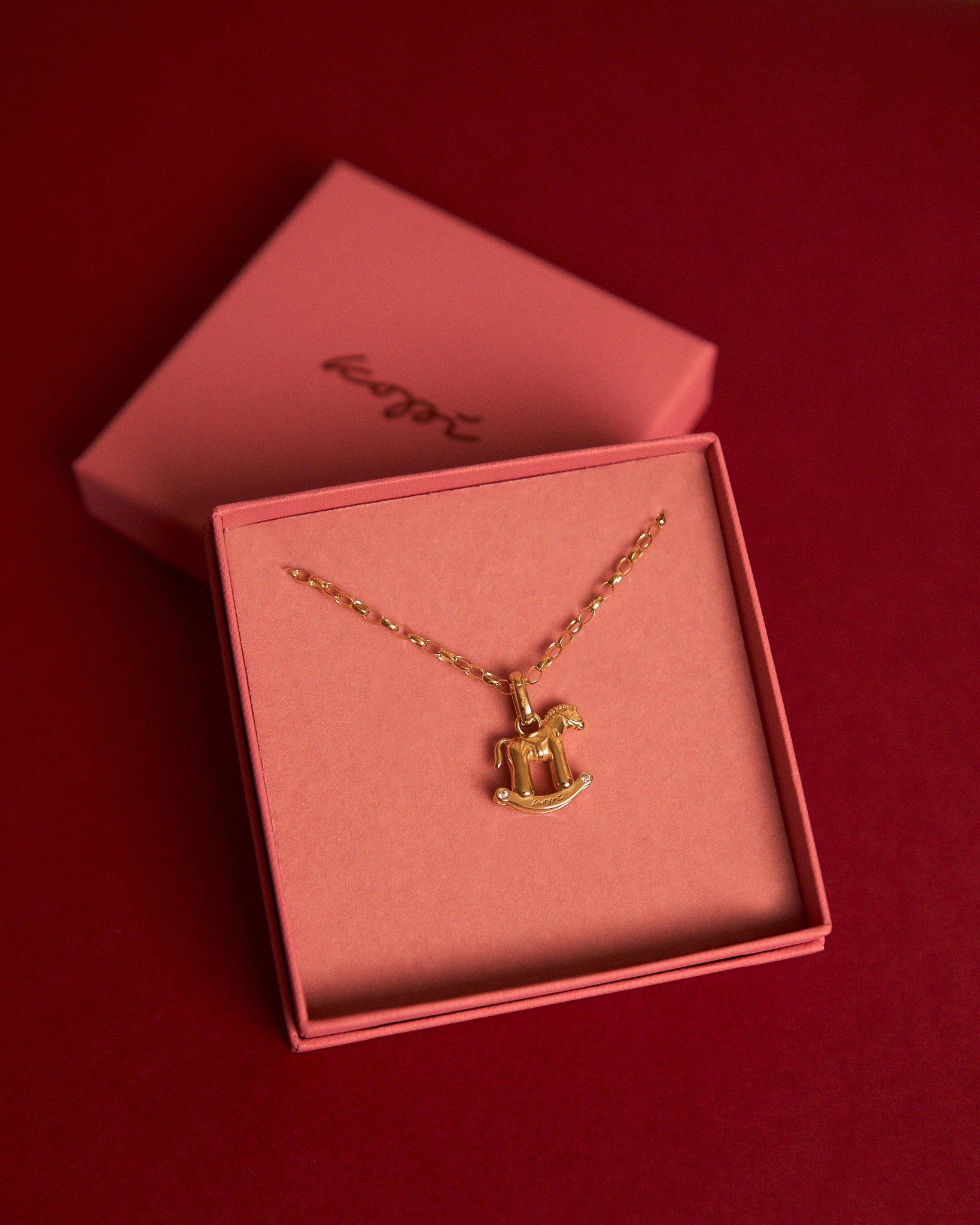 Zawieszka Holiday Pony / gold / small