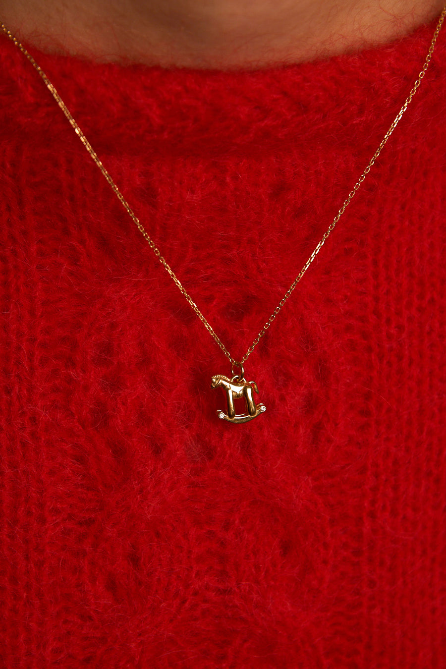 Zawieszka Holiday Pony / gold / medium