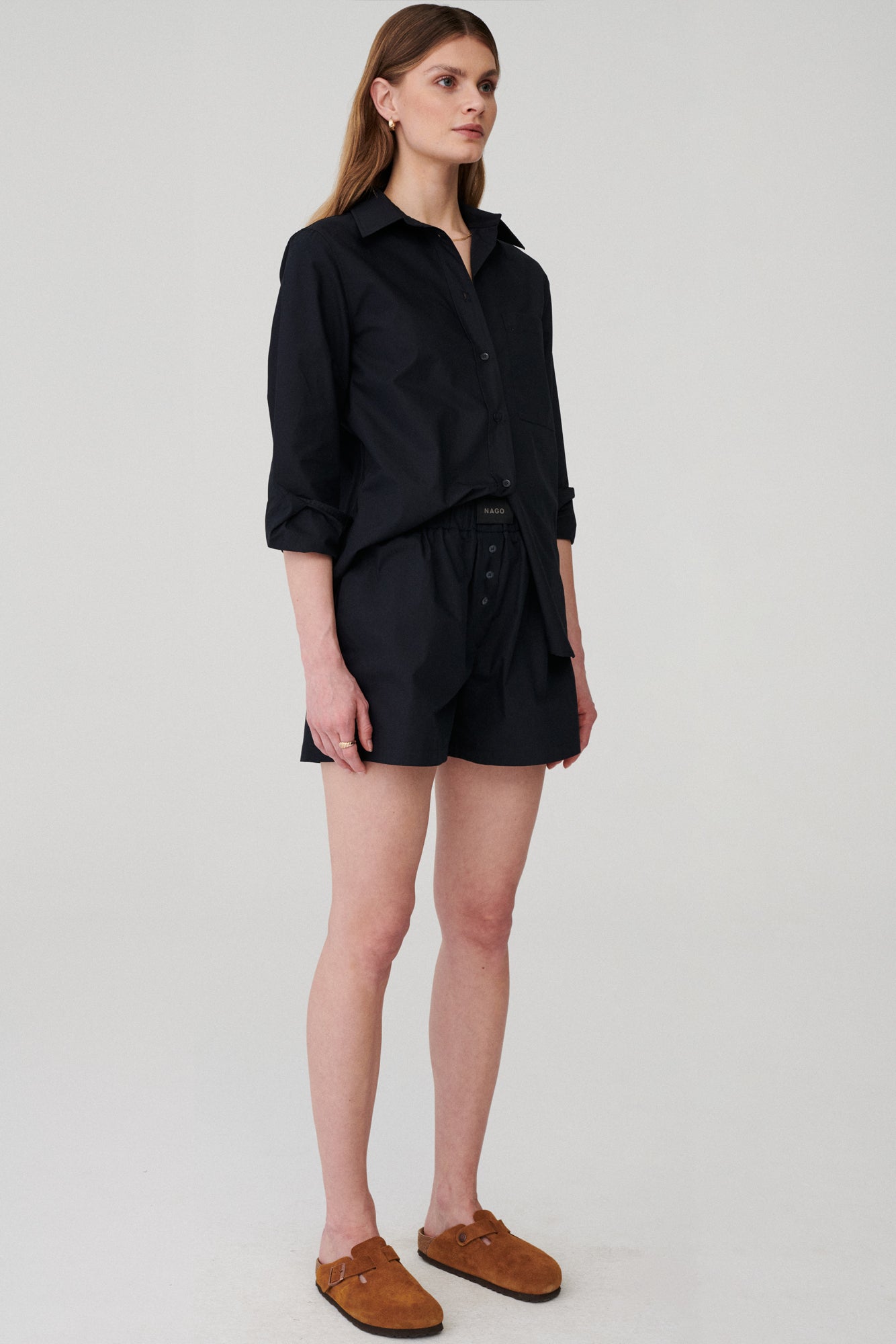 Szorty z bawełny organicznej / 09 / 10 / onyx black