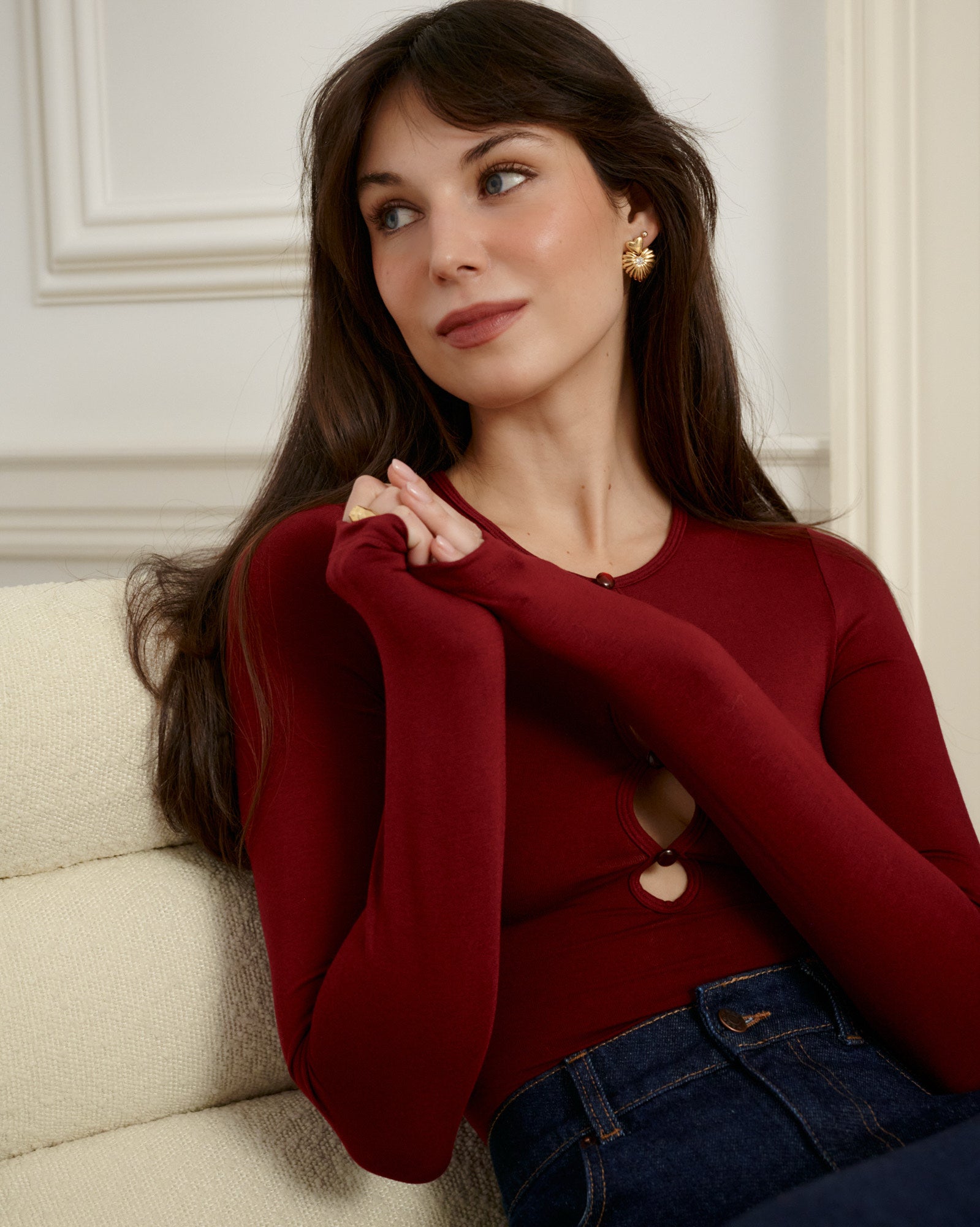 Body z wiskozy / 01 / 44 / merlot red