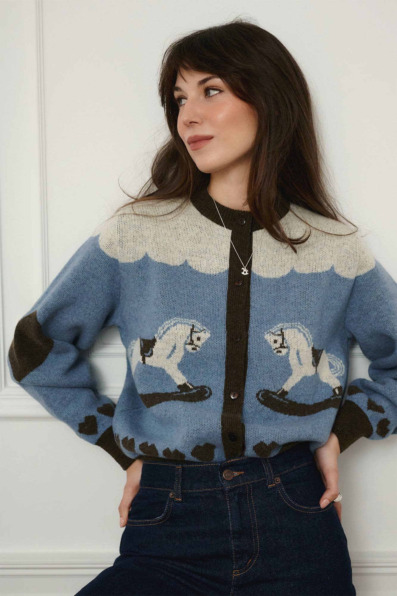 Kardigan z wełny / 16 / 21 / nutcracker