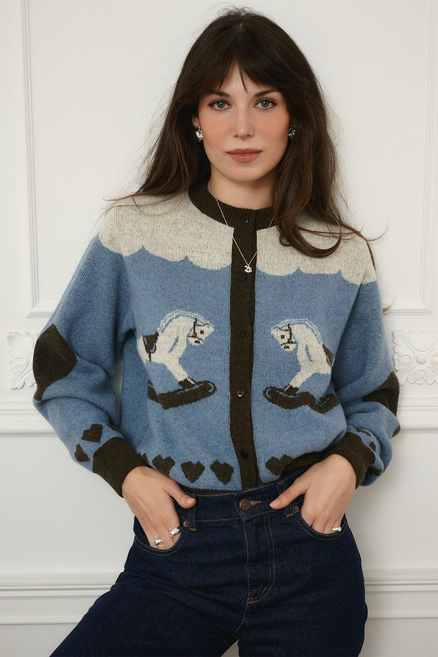 Kardigan z wełny / 16 / 21 / nutcracker