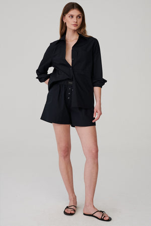 Szorty z bawełny organicznej / 09 / 10 / onyx black