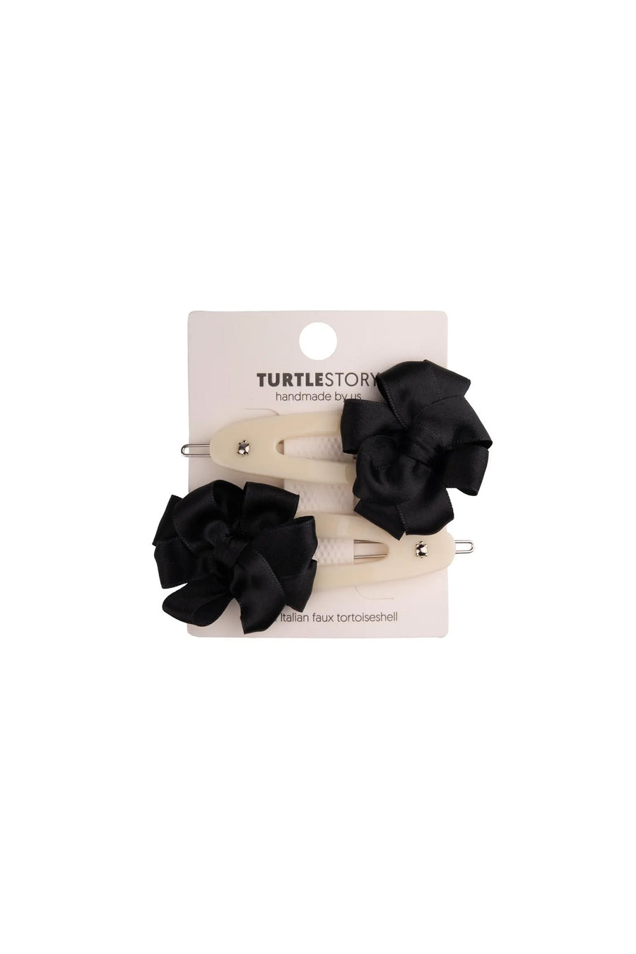 Zestaw spinek Princess / Cream + Black