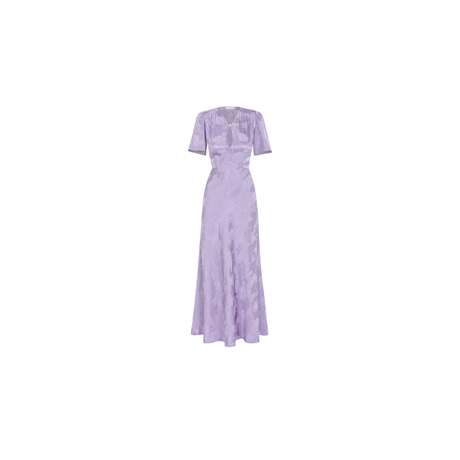 Sukienka z wiskozy / 03 / 46 / lavender