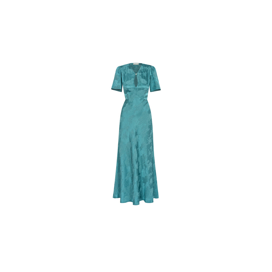 Sukienka z rayonu / 03 / 46 / ocean green