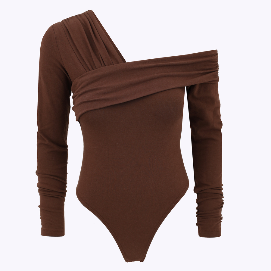 Body z bawełny organicznej / 01 / 26 / pecan brown