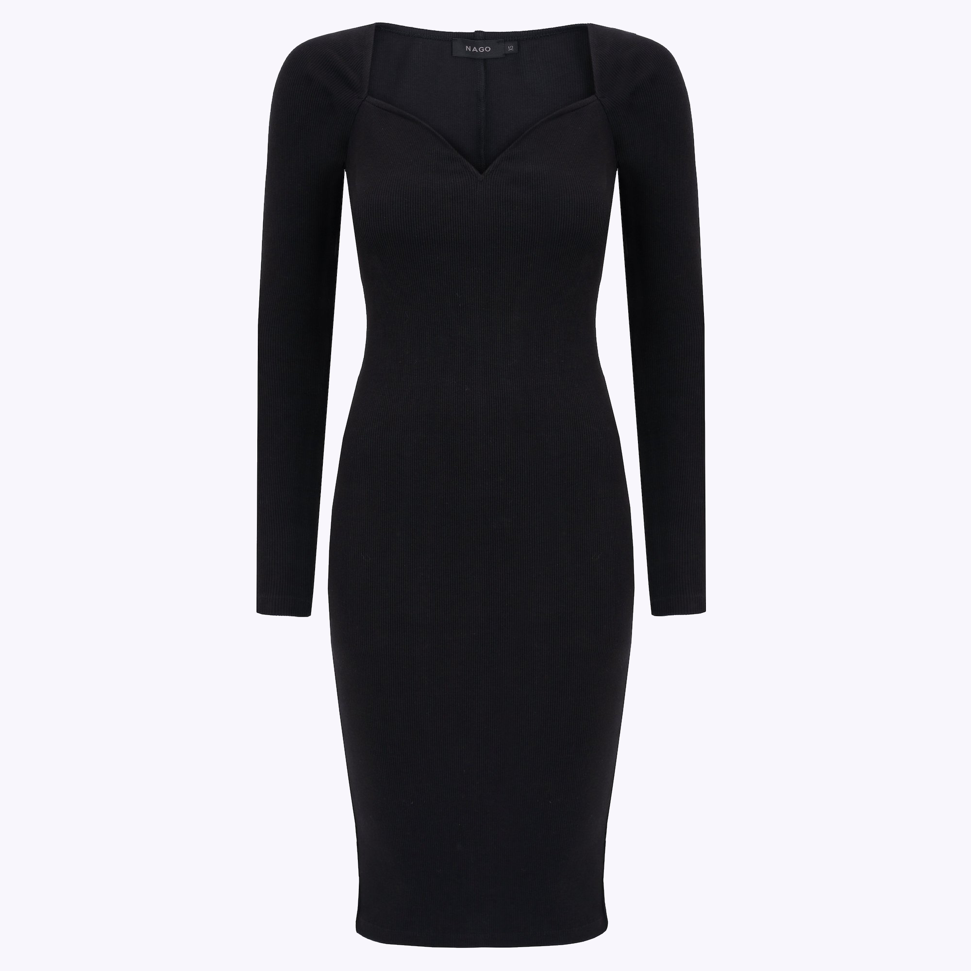 Sukienka z bawełny organicznej / 02 / 26 / onyx black