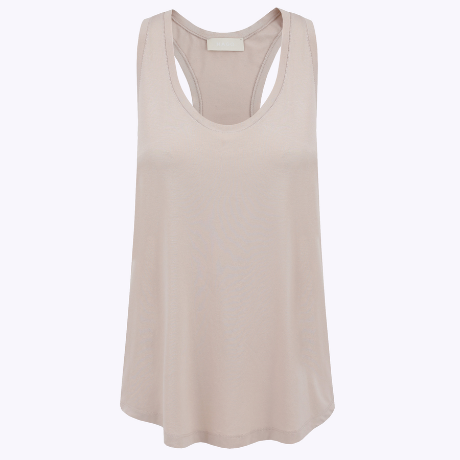 Tank Top z Ecovero / 10 / 12 / sandshell